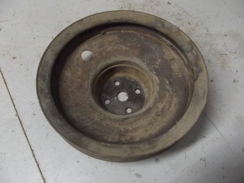 Vintage belt engine pulley - v,