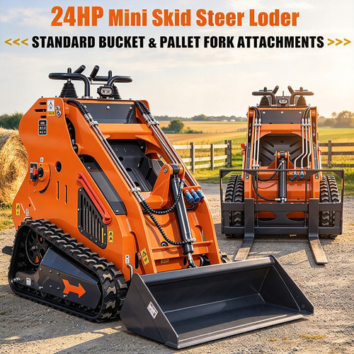 24hp mini skid - skid, loader